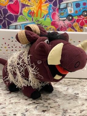 Disney the Lion King Pumba Boar 10" Plush Broadway Musical Stuffed Animal
